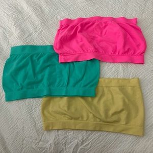 Tube Top Set of 3